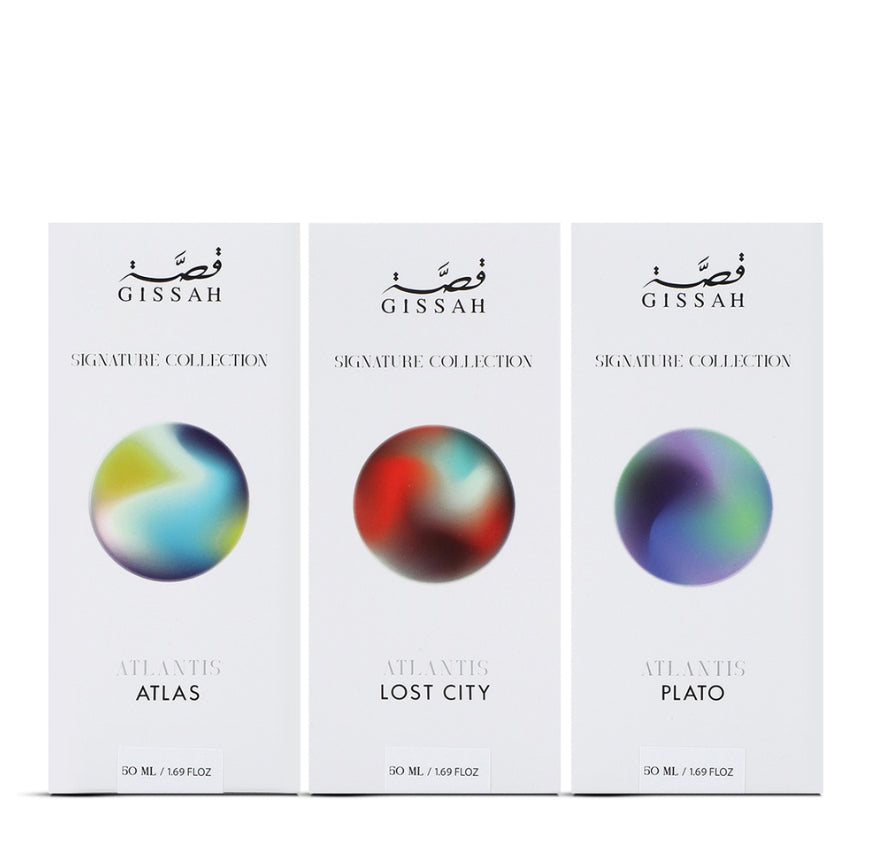 Gissah Atlantis set 3X50Ml Perfume passion
