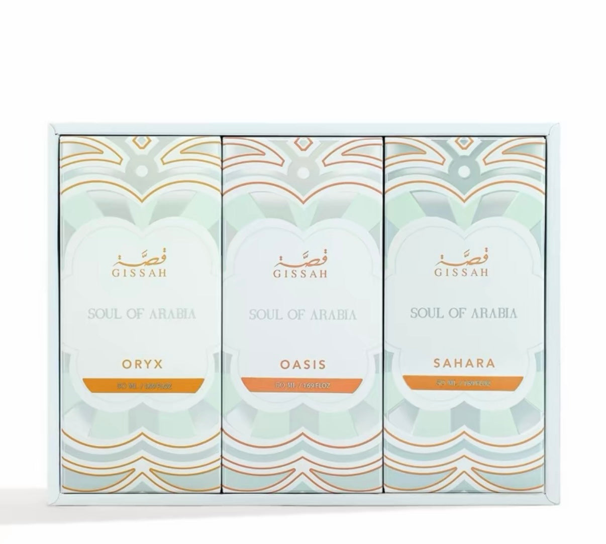 Gissah Soul of Arabia set - 3X50Ml Perfume passion
